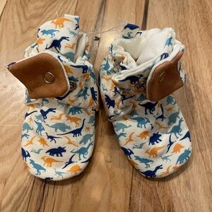 Robeez Multicolor Dinosaur Baby Shoes